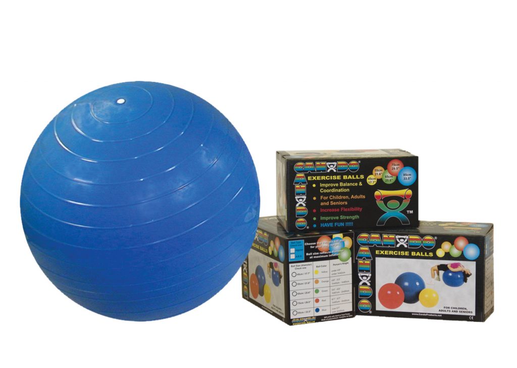 The CanDo® Inflatable Exercise Ball Simple but Effective
